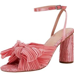 Pink Bow Knot Heels